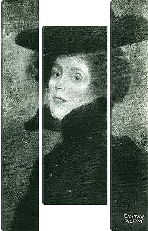 Модульная картина - Damenbildnis in Weib. Густав Климт