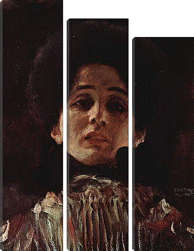Модульная картина - Damenbildnis en Face. Густав Климт
