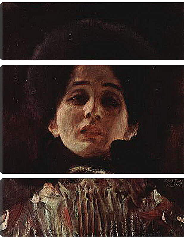 Модульная картина - Damenbildnis en Face. Густав Климт

