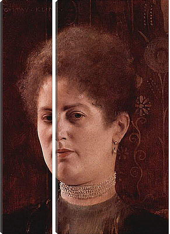 Модульная картина - Damenbildnis. Густав Климт
