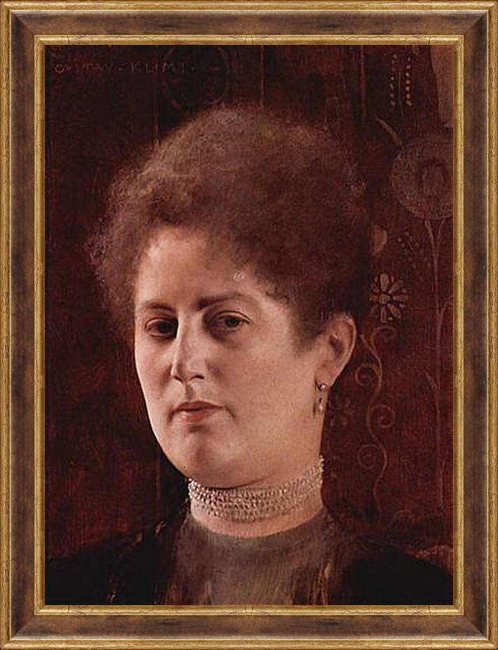 Картина в раме - Damenbildnis. Густав Климт