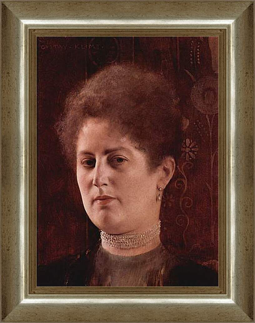 Картина в раме - Damenbildnis. Густав Климт

