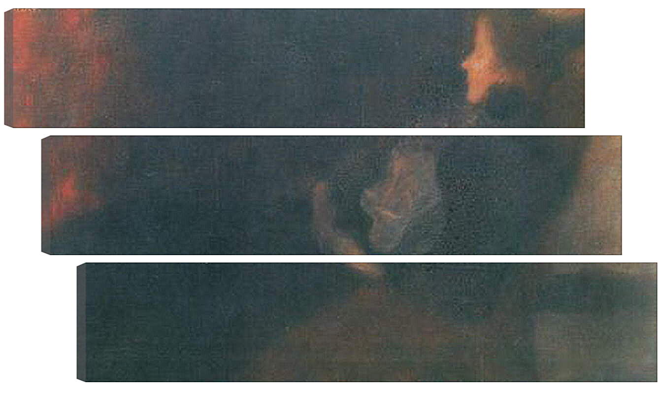 Модульная картина - Dame am Kamin. Густав Климт
