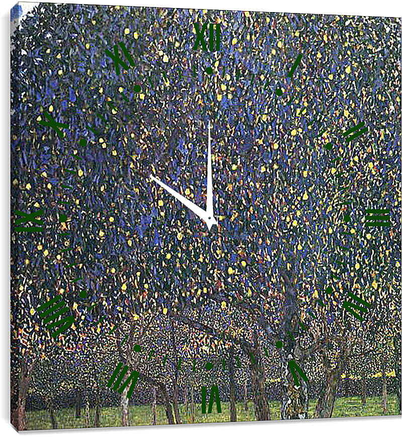 Часы картина - Birnbaum. Густав Климт