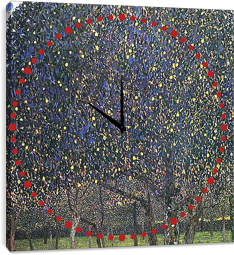 Часы картина - Birnbaum. Густав Климт

