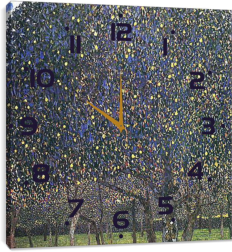Часы картина - Birnbaum. Густав Климт