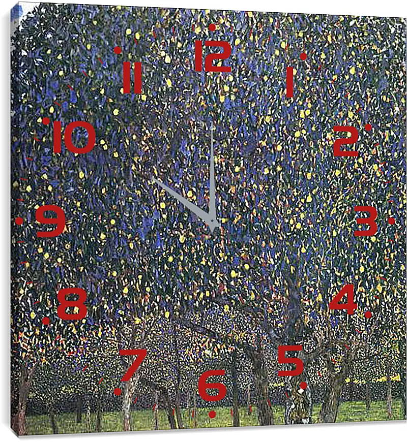 Часы картина - Birnbaum. Густав Климт