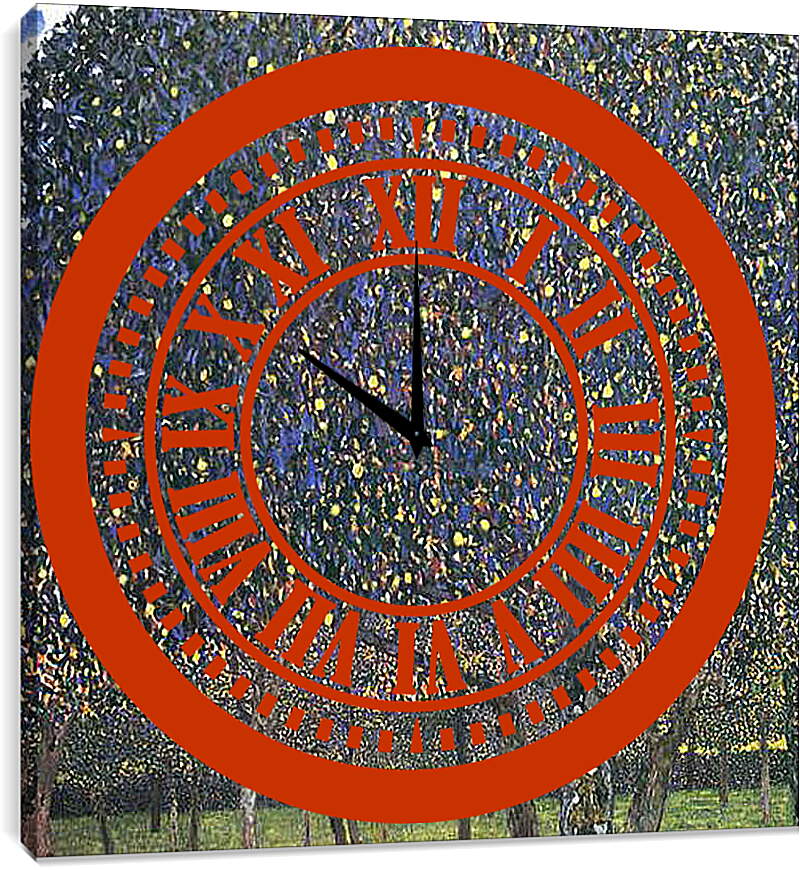 Часы картина - Birnbaum. Густав Климт
