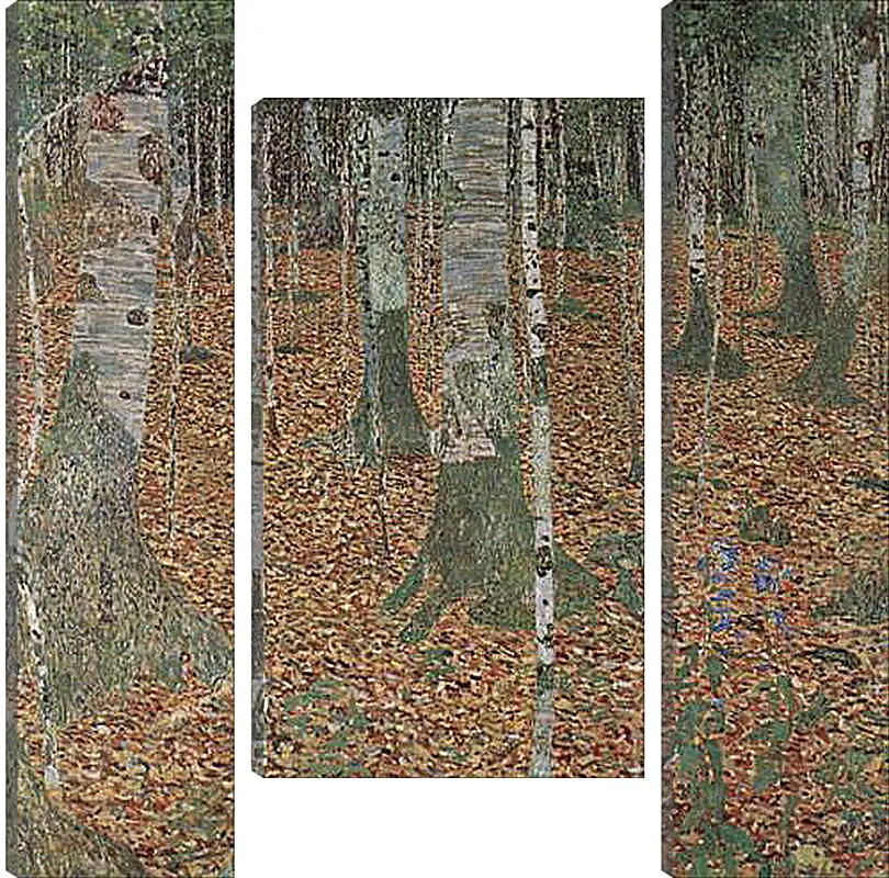 Модульная картина - Birkenwald. Густав Климт