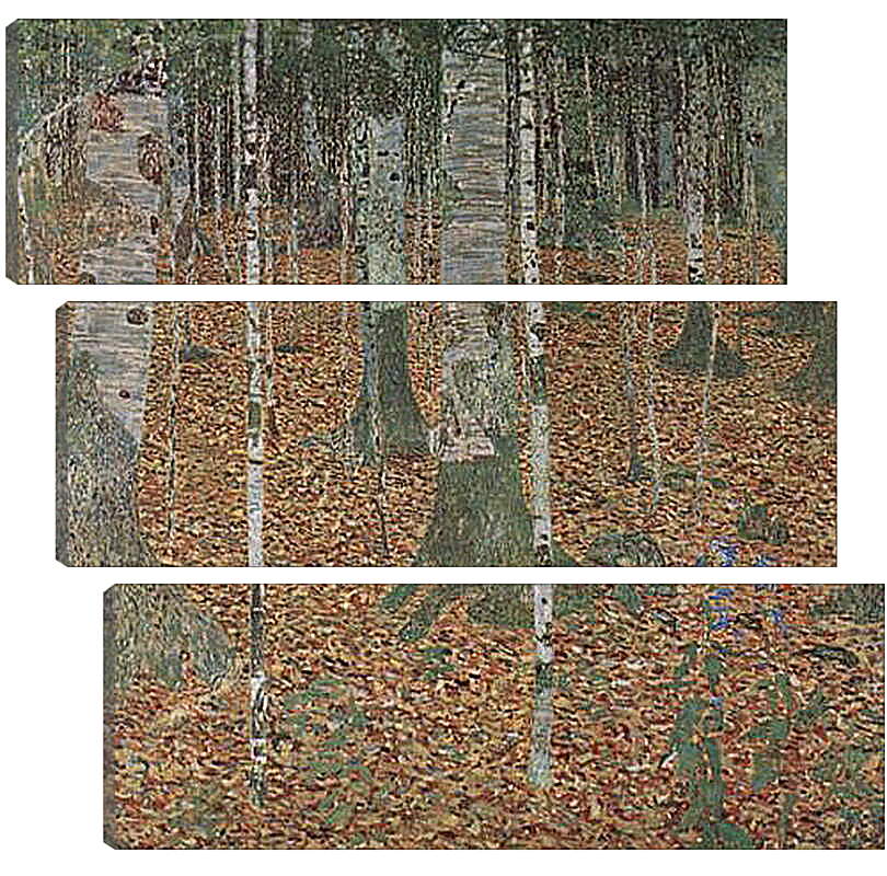 Модульная картина - Birkenwald. Густав Климт
