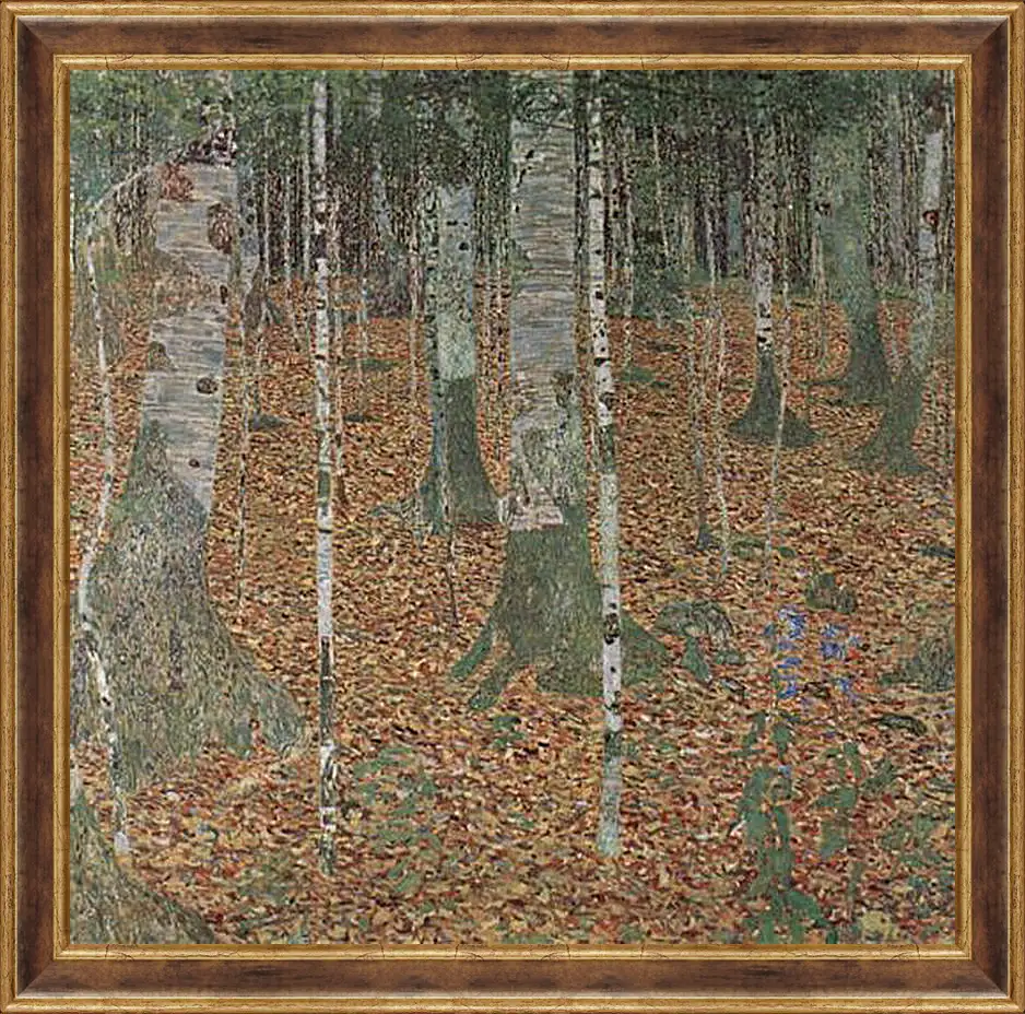 Картина в раме - Birkenwald. Густав Климт