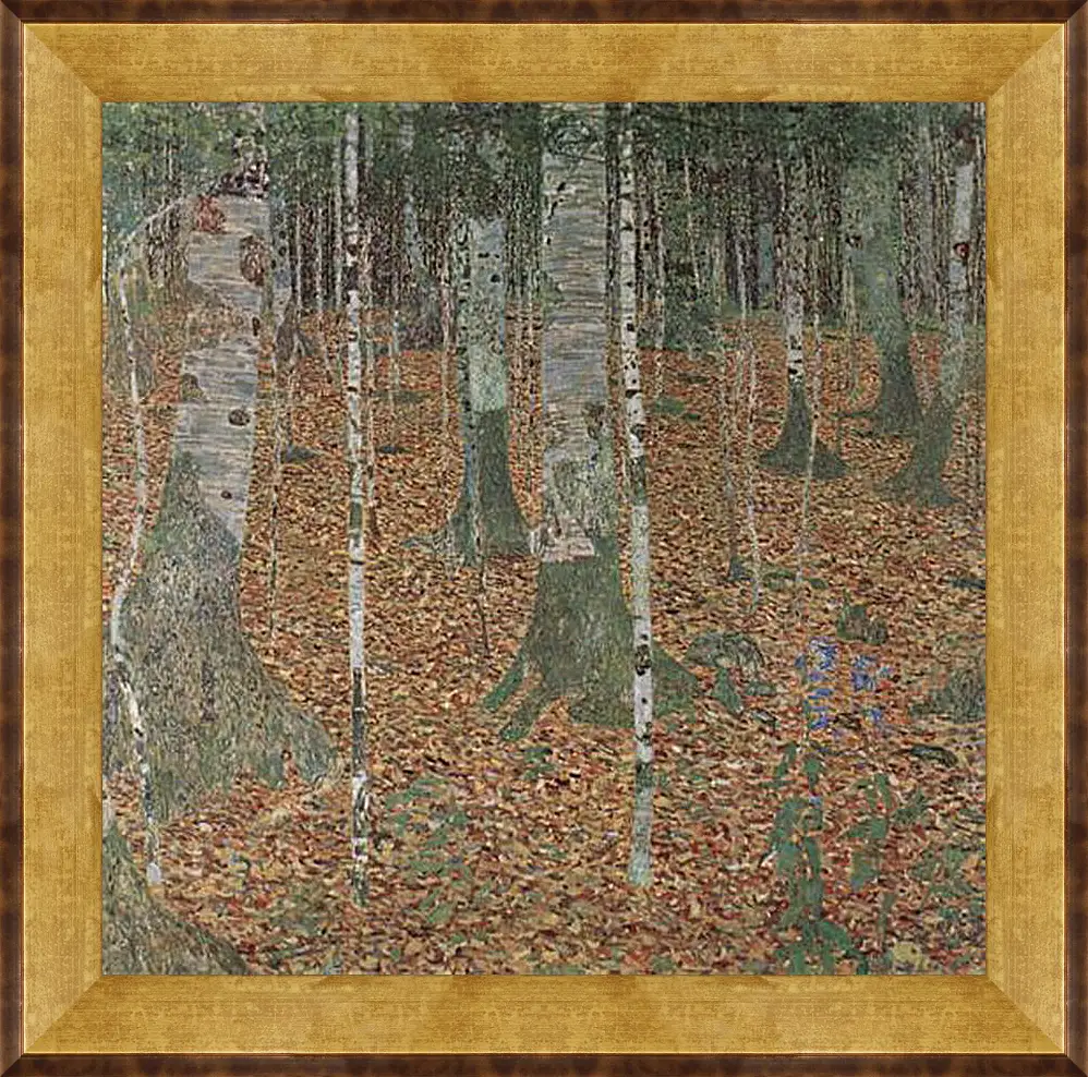 Картина в раме - Birkenwald. Густав Климт