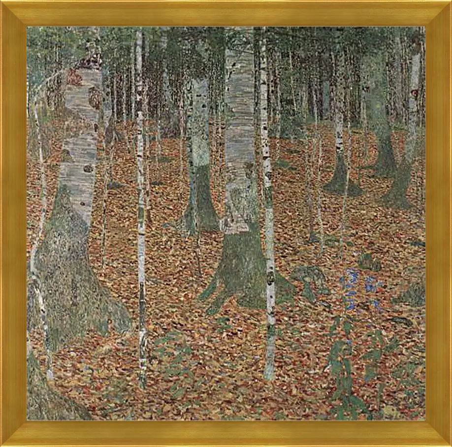 Картина в раме - Birkenwald. Густав Климт