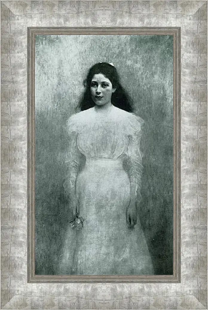 Картина в раме - Bildnis Trude Steiner. Густав Климт