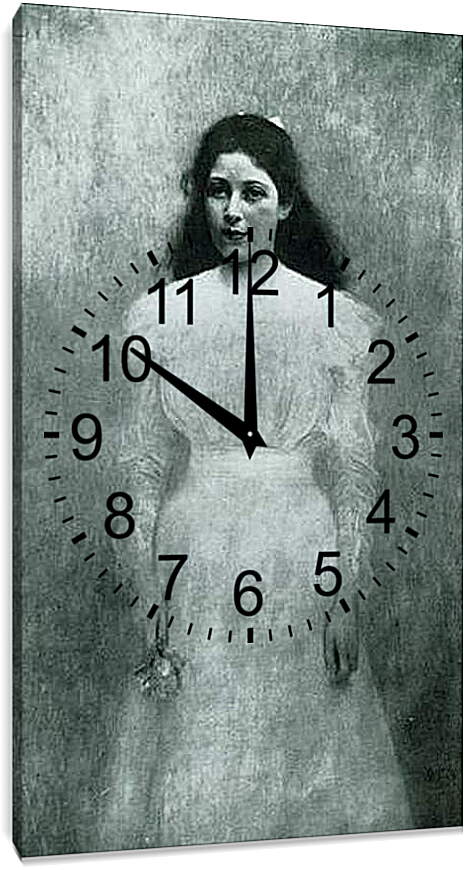Часы картина - Bildnis Trude Steiner. Густав Климт
