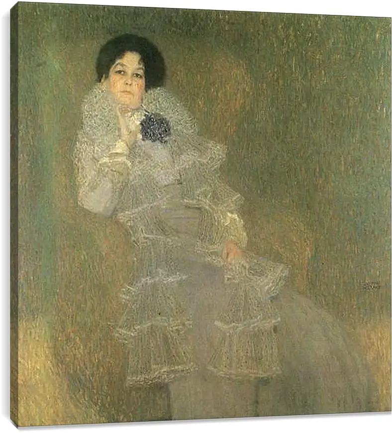 Постер и плакат - Bildnis Marie Henneberg (Portrat in Lila). Густав Климт