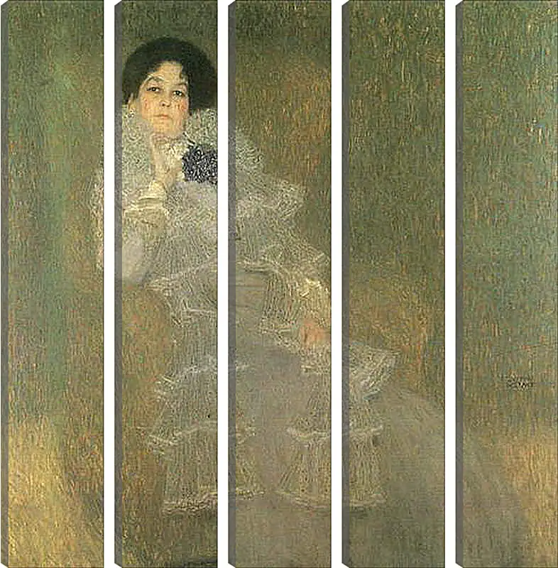 Модульная картина - Bildnis Marie Henneberg (Portrat in Lila). Густав Климт