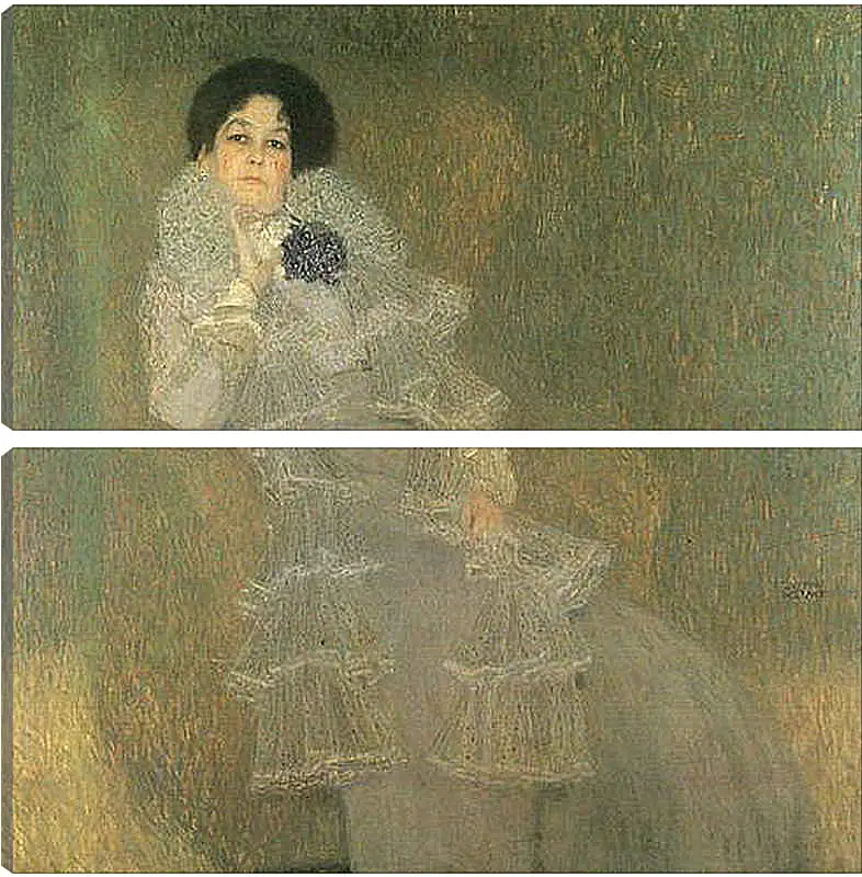 Модульная картина - Bildnis Marie Henneberg (Portrat in Lila). Густав Климт