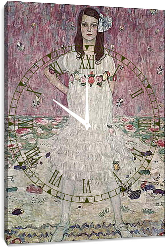 Часы картина - Bildnis Mada Primavesi. Густав Климт

