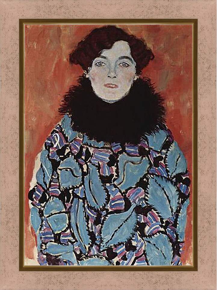 Картина в раме - Bildnis Johanna Staude. Густав Климт