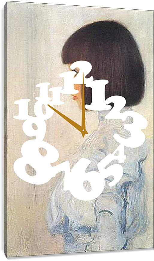Часы картина - Bildnis Helene Klimt. Густав Климт