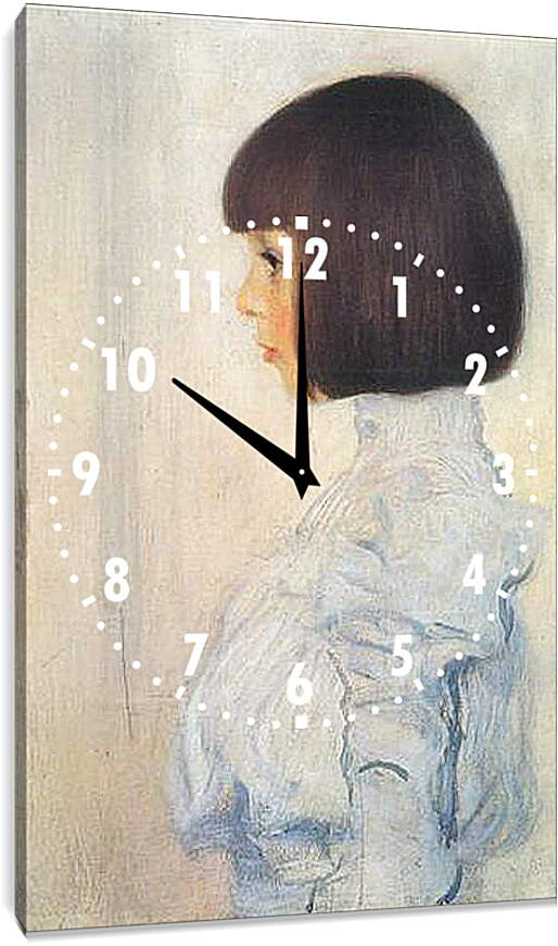 Часы картина - Bildnis Helene Klimt. Густав Климт
