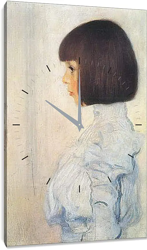 Часы картина - Bildnis Helene Klimt. Густав Климт