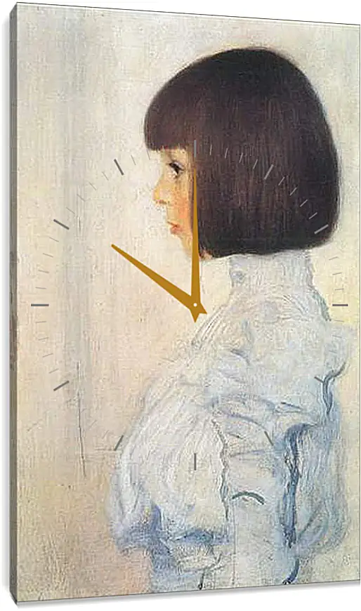 Часы картина - Bildnis Helene Klimt. Густав Климт