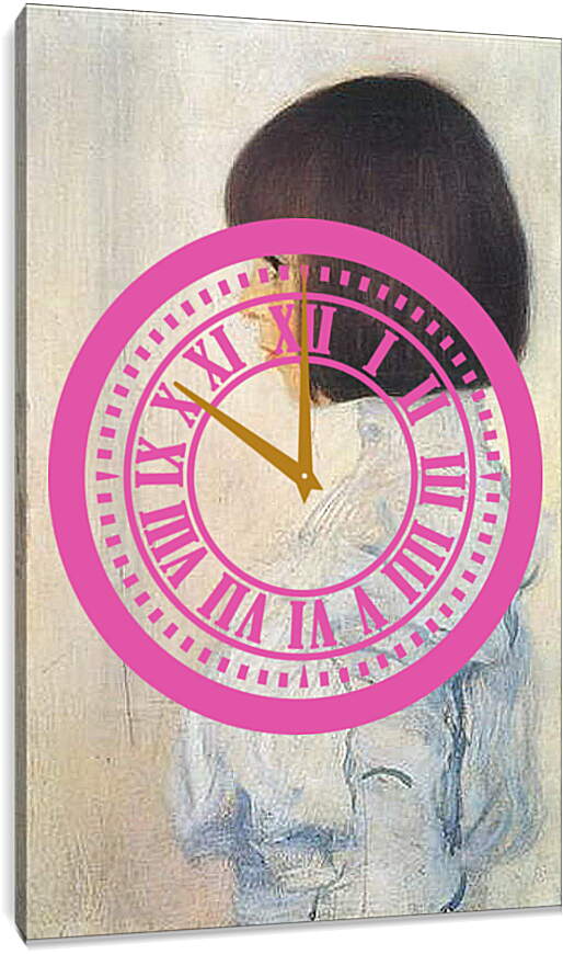 Часы картина - Bildnis Helene Klimt. Густав Климт