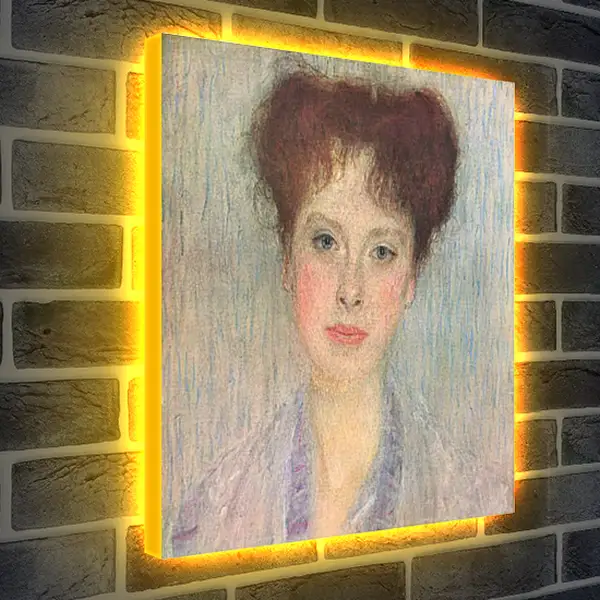 Лайтбокс световая панель - Bildnis Gertha Fersovanyi (Detail). Густав Климт