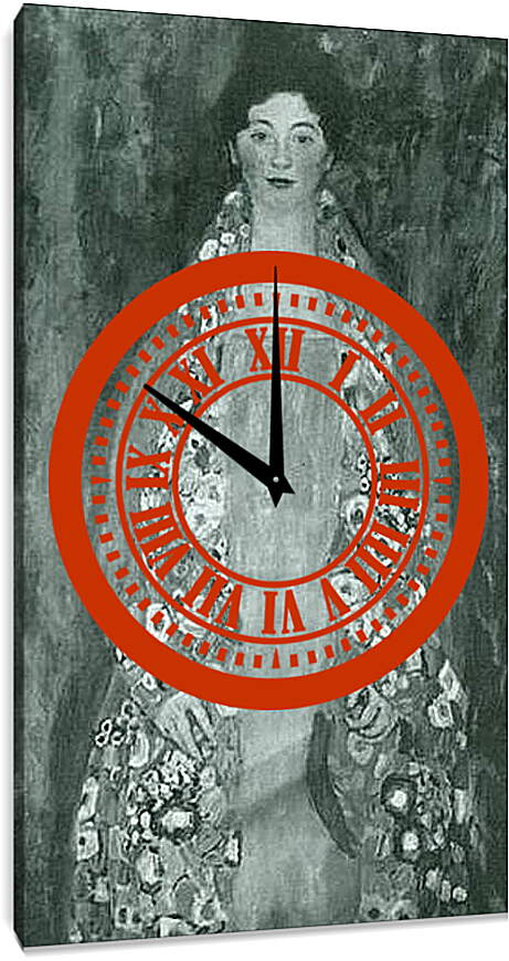 Часы картина - Bildnis Fraulein Lieser. Густав Климт
