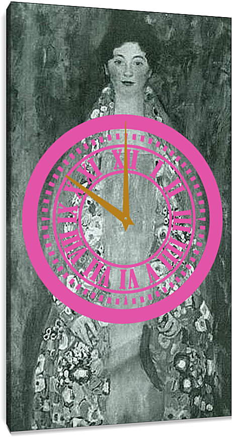 Часы картина - Bildnis Fraulein Lieser. Густав Климт
