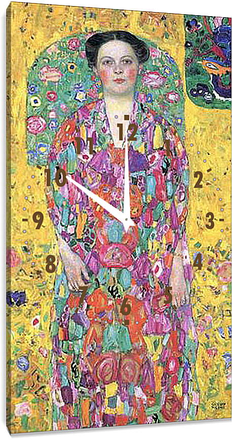 Часы картина - Bildnis Eugenia (Mada) Primavesi. Густав Климт