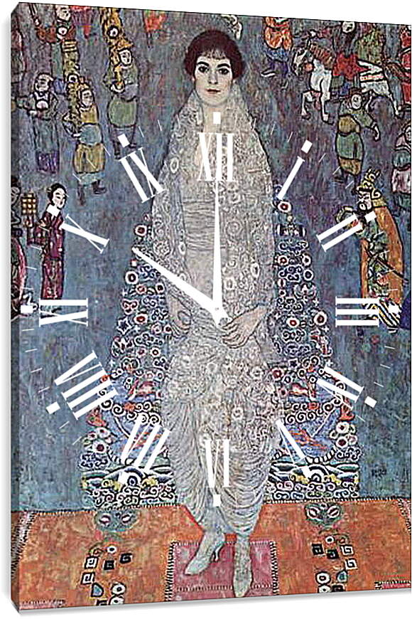 Часы картина - Bildnis Baronin Elisabeth Bachofen- Echt. Густав Климт
