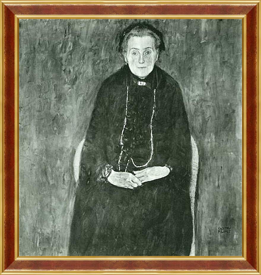 Картина в раме - Bildnis Barbara Floge. Густав Климт