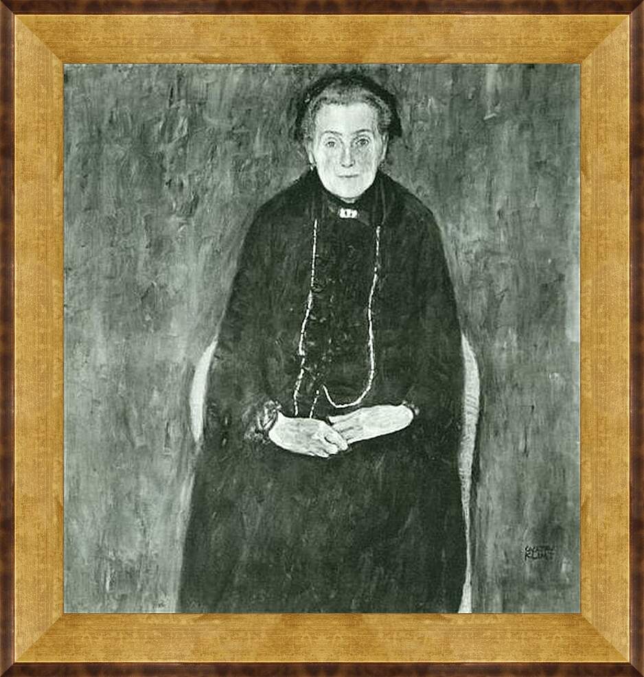 Картина в раме - Bildnis Barbara Floge. Густав Климт