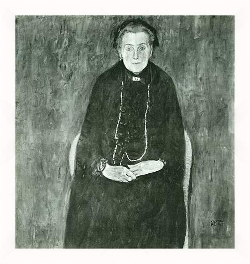 Картина в раме - Bildnis Barbara Floge. Густав Климт
