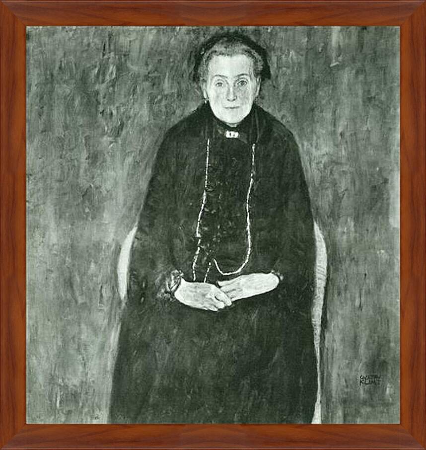 Картина в раме - Bildnis Barbara Floge. Густав Климт
