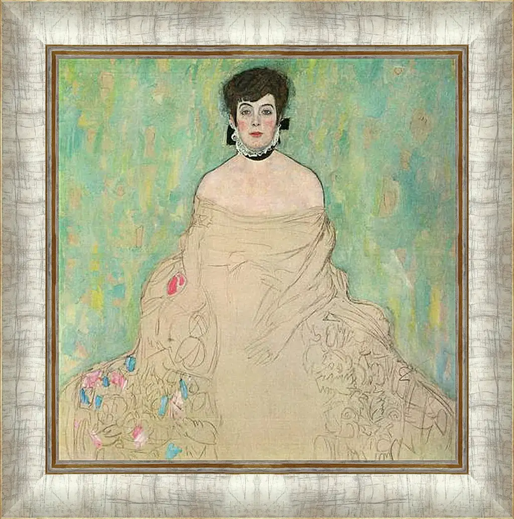 Картина в раме - Bildnis Amalie Zuckerkandl. Густав Климт