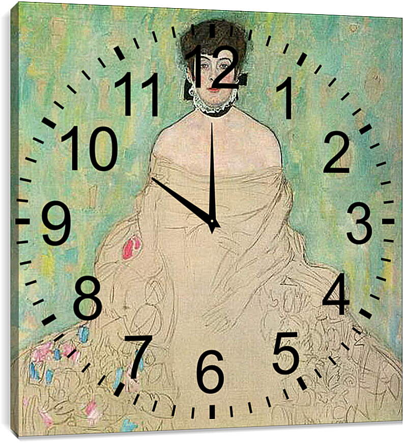 Часы картина - Bildnis Amalie Zuckerkandl. Густав Климт

