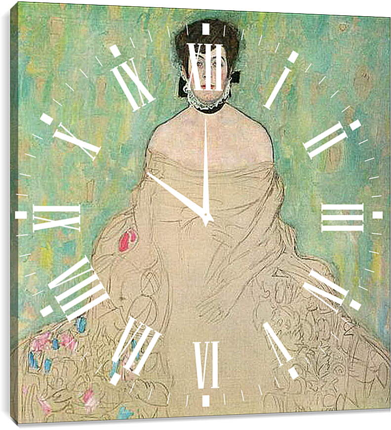 Часы картина - Bildnis Amalie Zuckerkandl. Густав Климт
