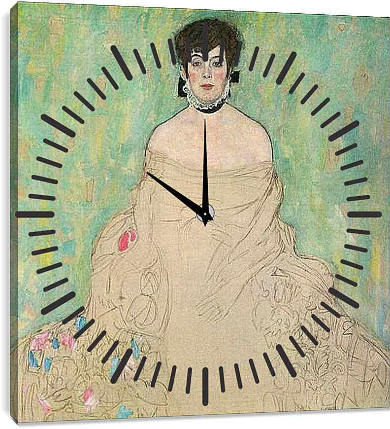 Часы картина - Bildnis Amalie Zuckerkandl. Густав Климт