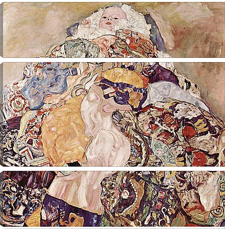 Модульная картина - Baby (Wiege). Густав Климт
