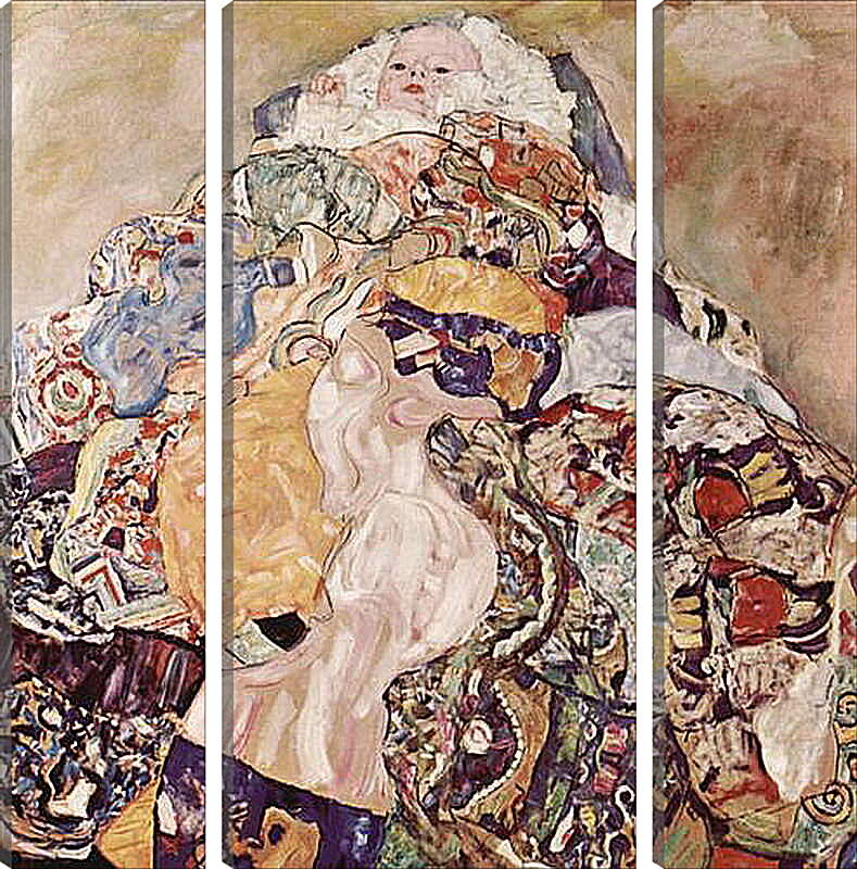 Модульная картина - Baby (Wiege). Густав Климт