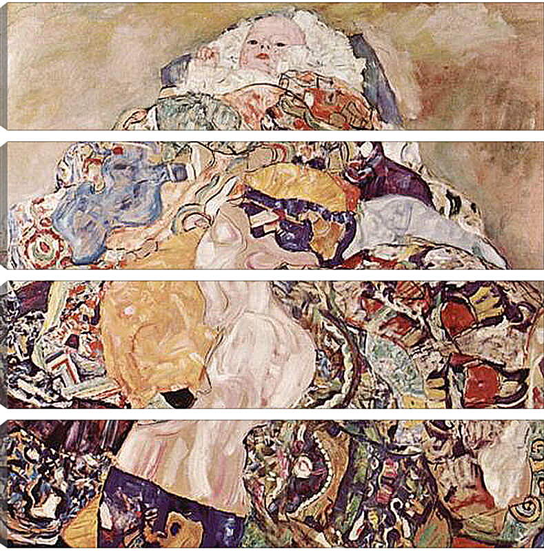 Модульная картина - Baby (Wiege). Густав Климт