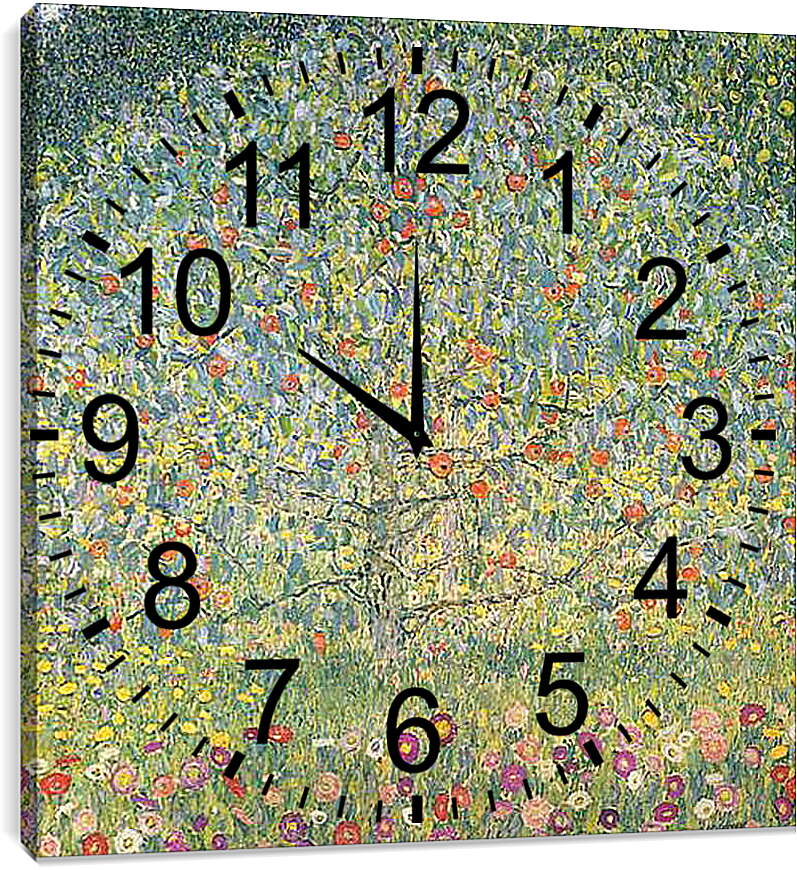 Часы картина - Apfelbaum I. Густав Климт
