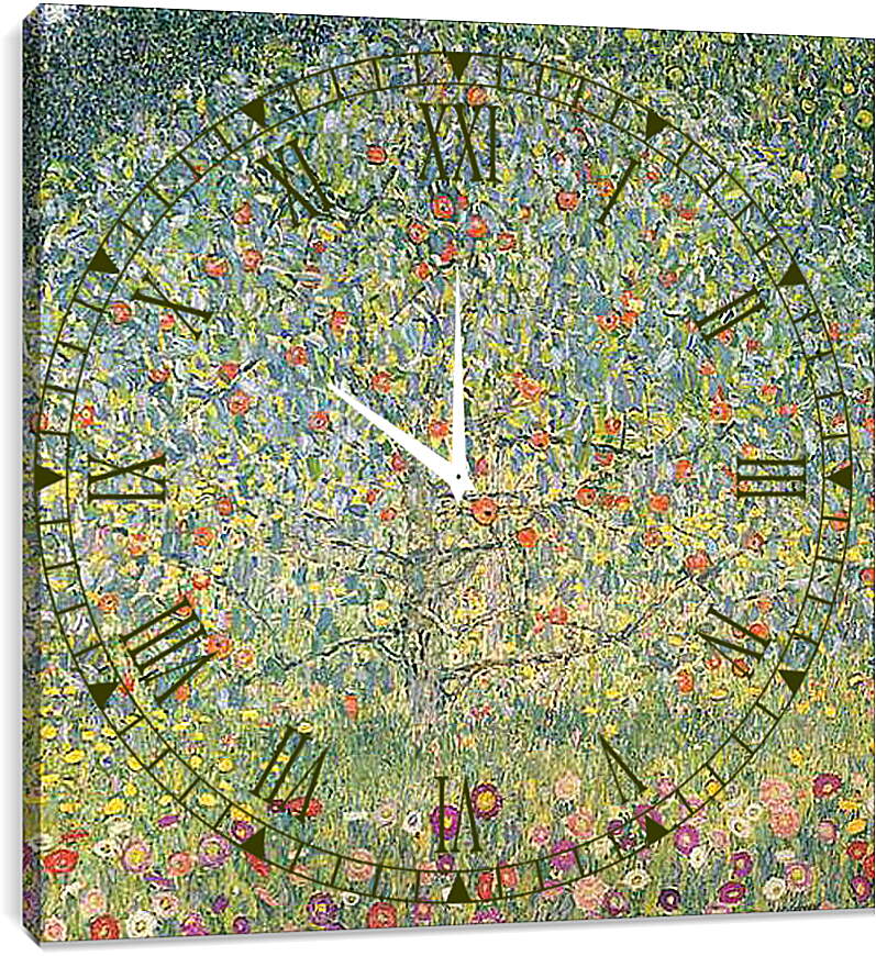Часы картина - Apfelbaum I. Густав Климт
