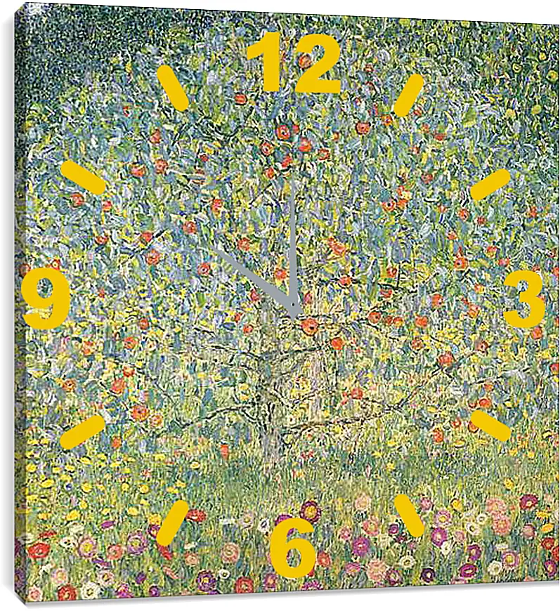 Часы картина - Apfelbaum I. Густав Климт