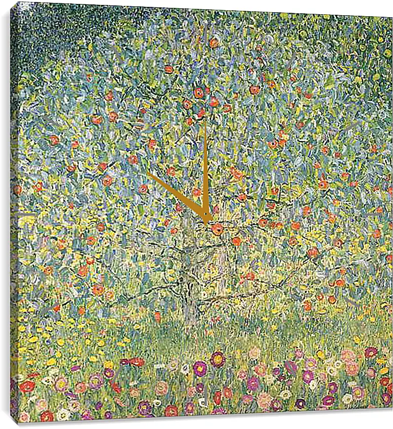 Часы картина - Apfelbaum I. Густав Климт