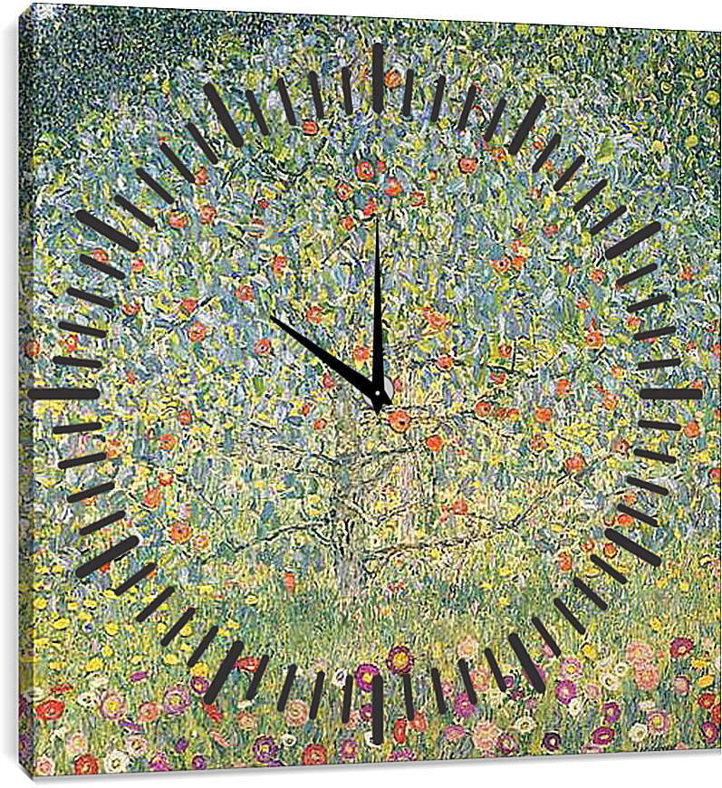 Часы картина - Apfelbaum I. Густав Климт